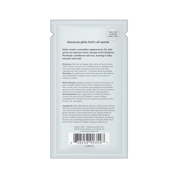 Ultra Hydrating Shave Cream Mango Coconut .35oz | 10mL - Sheets Optional