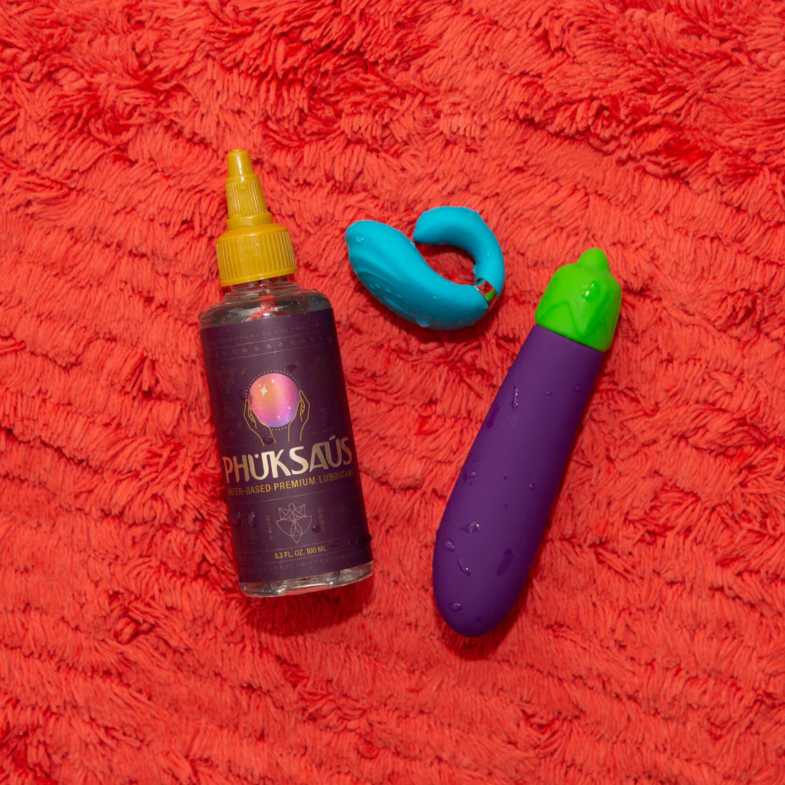 Phuksaus Water-Based Premium Lube - Sheets Optional
