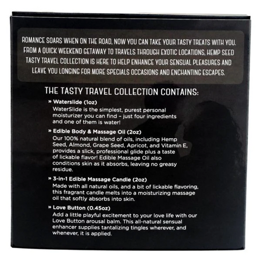 Tasty Travel Gift Set (2 oz, Strawberry Scent) - Sheets Optional