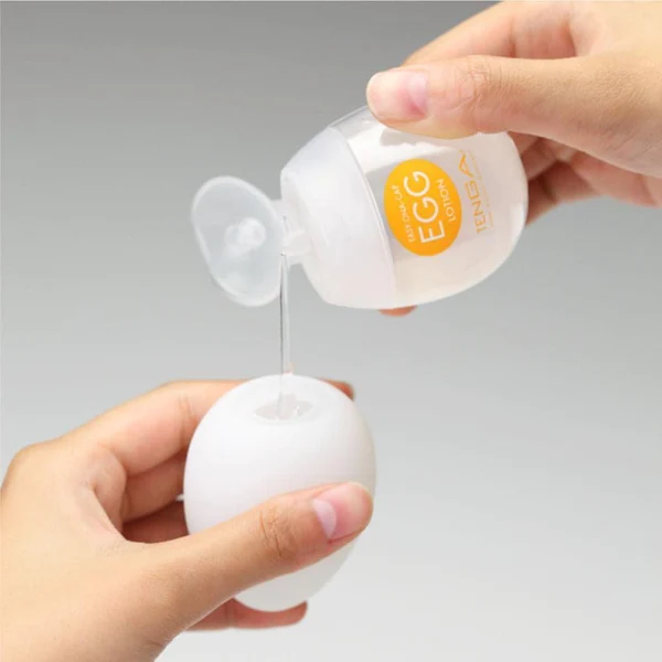 Egg Lotion Water-Based Lubricant. - Sheets Optional