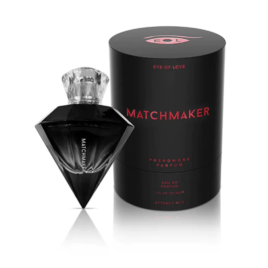 Matchmaker Black Diamond LGBTQ Pheromone Parfum - Attract Him - 30ml / 1.0 fl oz - Sheets Optional