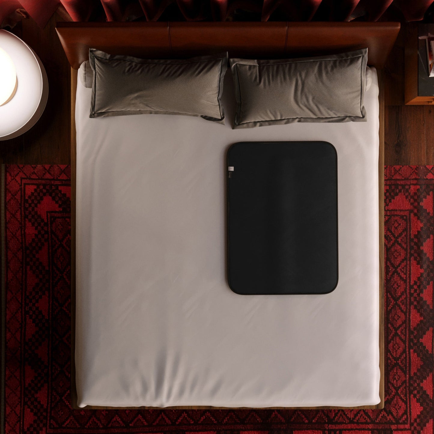 Facinator Throw Black Microvelvet - Mini - Sheets Optional