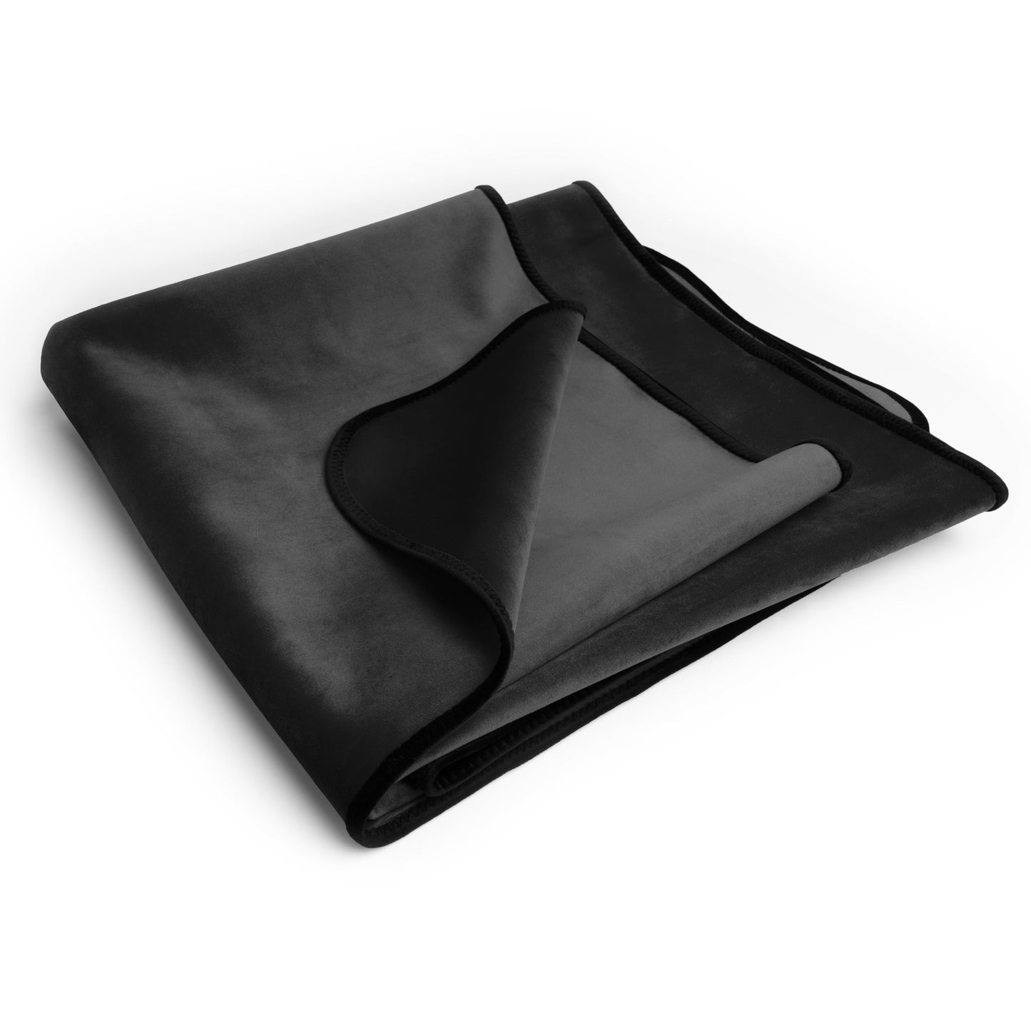 Facinator Throw Black Microvelvet - Mini - Sheets Optional