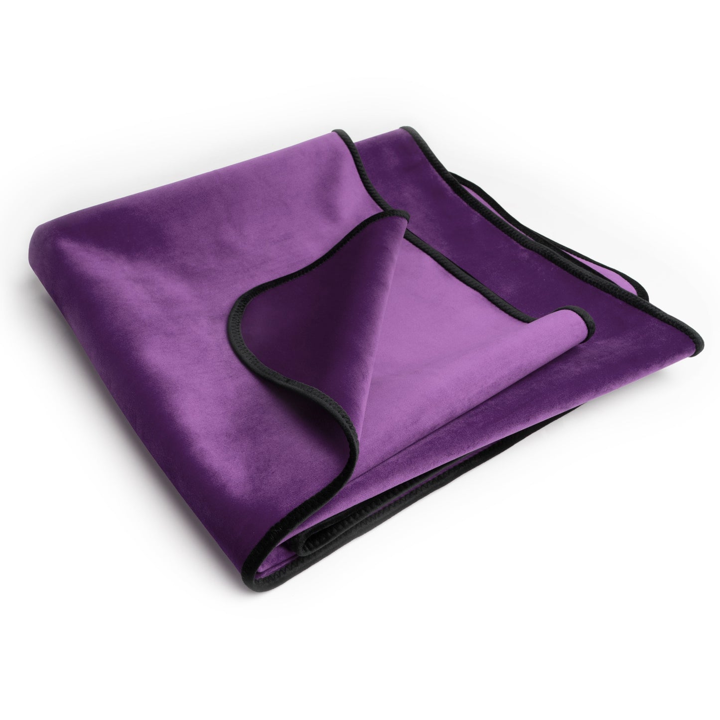 Fascinator Throw Aubergine Microvelvet - Mini - Sheets Optional