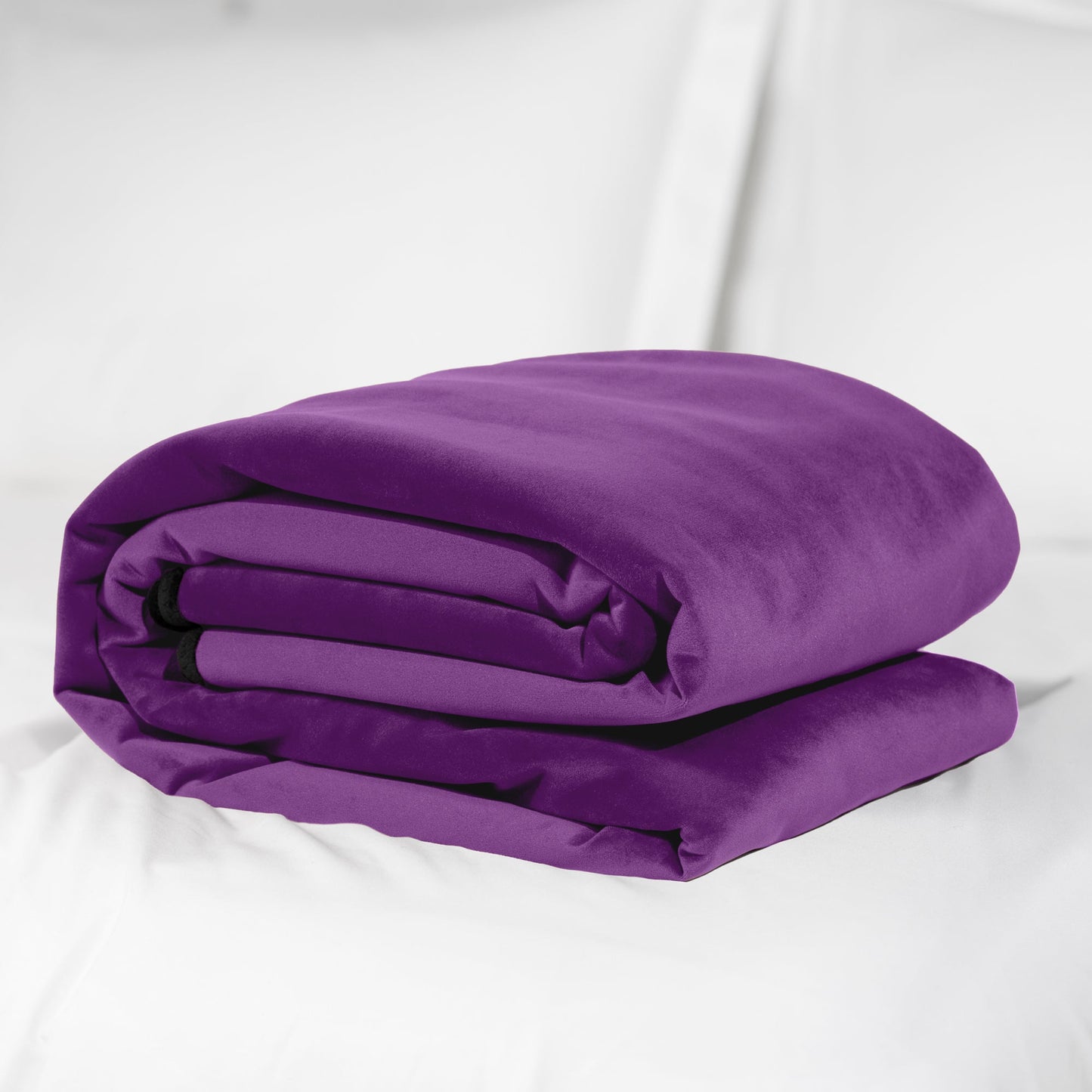 Fascinator Throw Purple Velvish - Travel Size - Sheets Optional