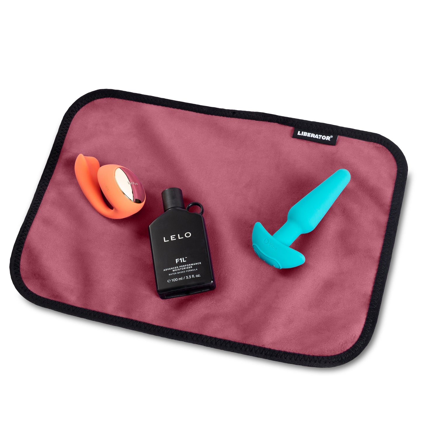Fascinator Toy Pad - Moisture-proof Toy Pad, Microvelvet - Merlot - Sheets Optional