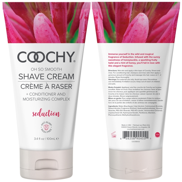 Shave Cream - Seduction 3.4oz | 100mL - Sheets Optional
