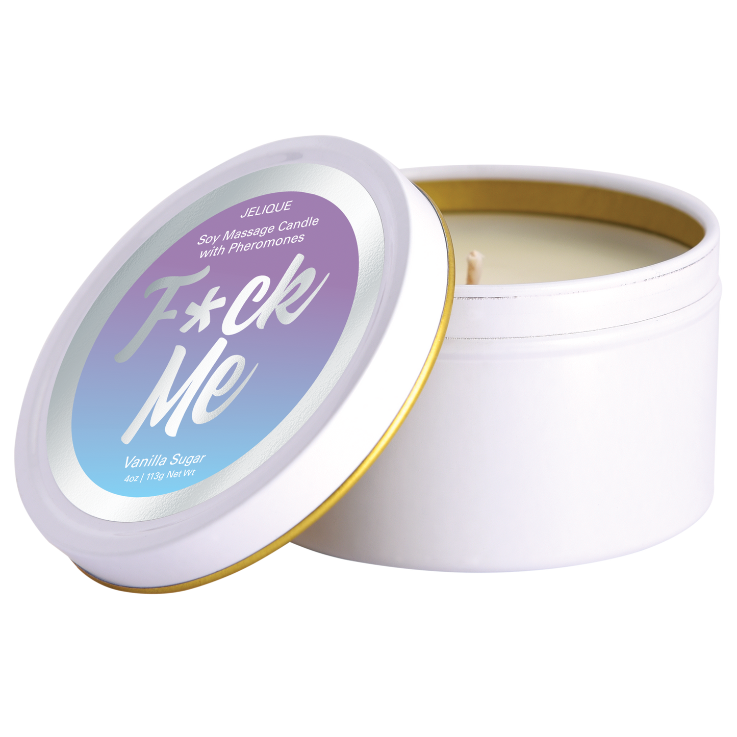 MOOD CANDLES Pheromone Soy Massage Candles Vanilla Sugar 4oz | 113g - Sheets Optional