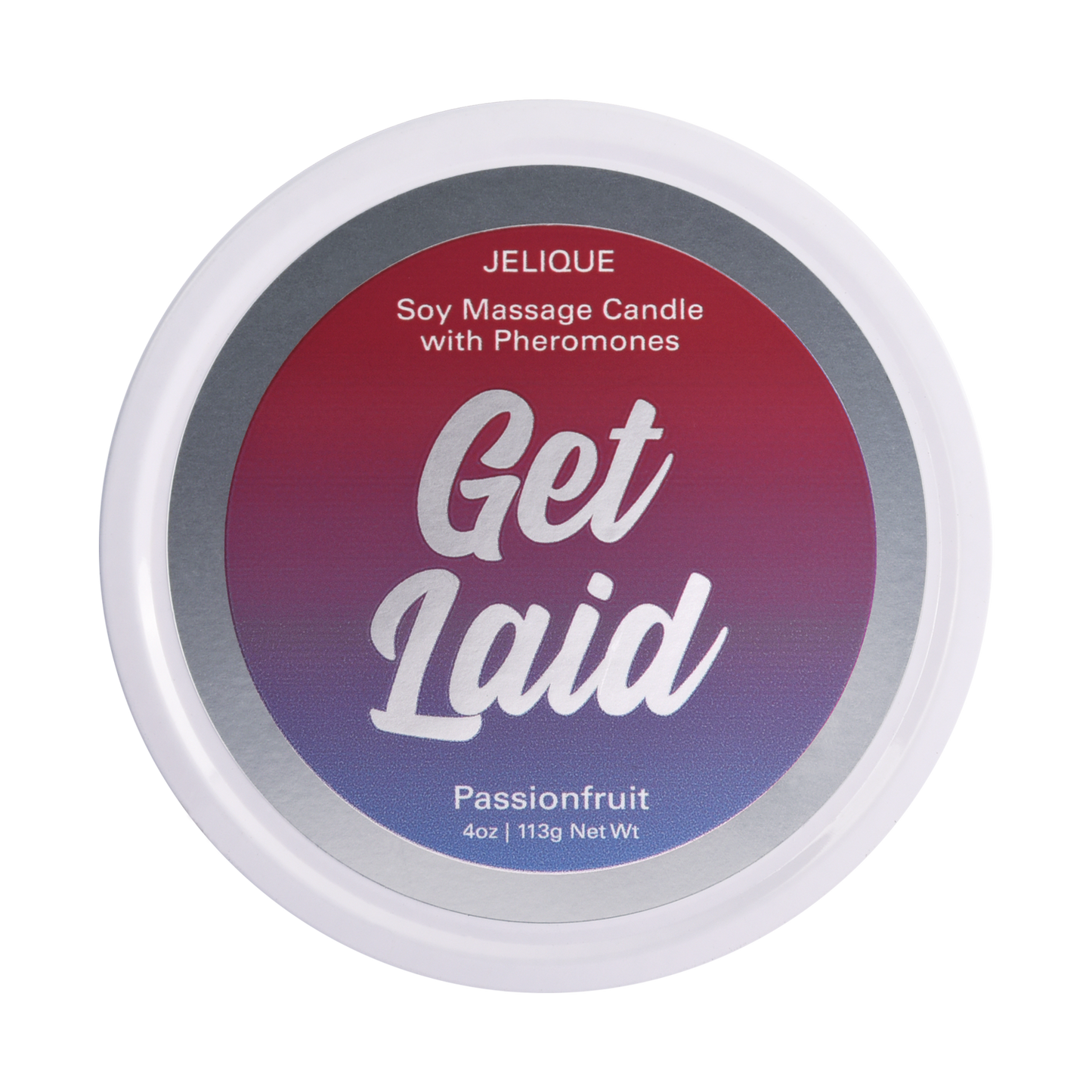MOOD CANDLES Get Laid - Pheromone Massage Candle Passion Fruit 4oz | 113g - Sheets Optional