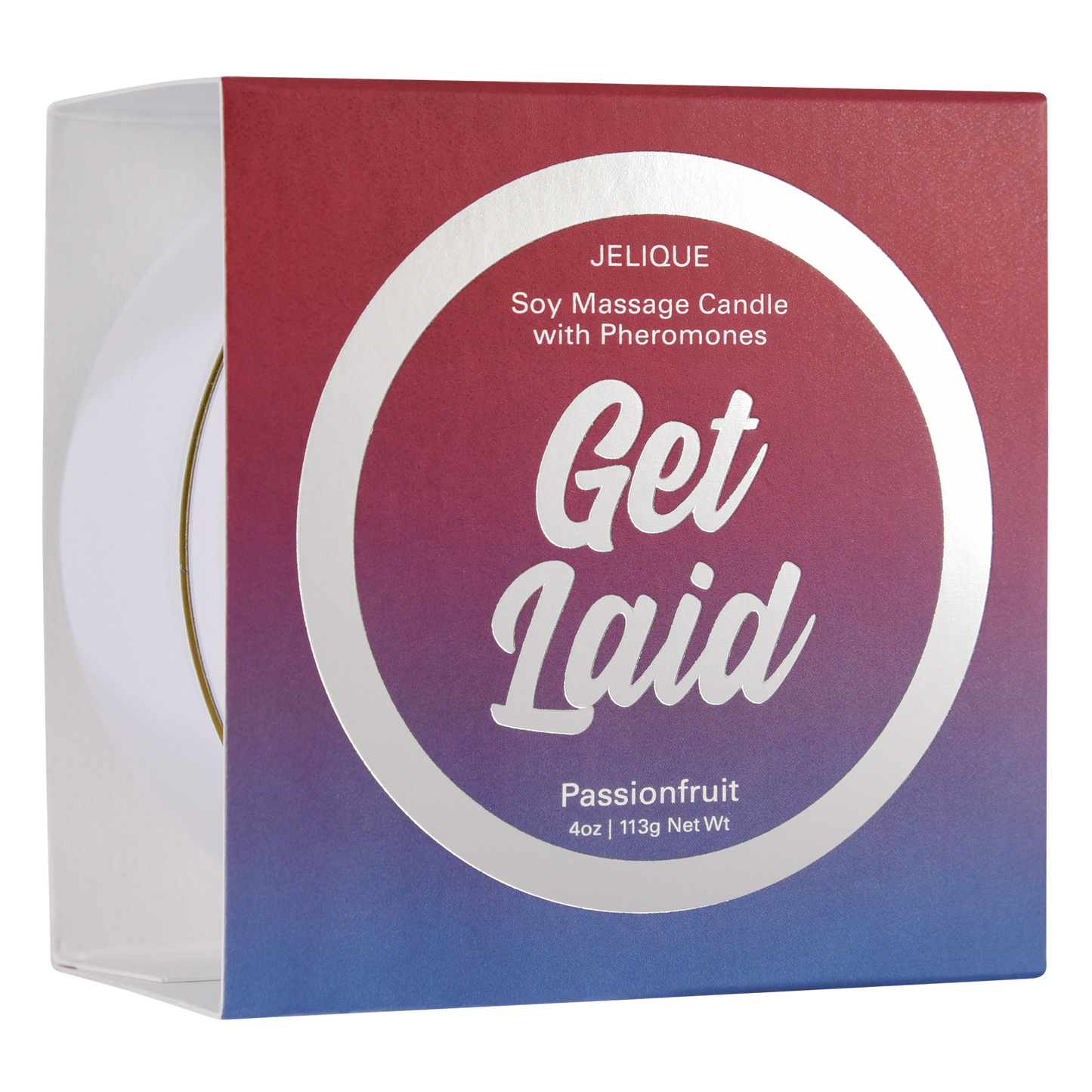 MOOD CANDLES Get Laid - Pheromone Massage Candle Passion Fruit 4oz | 113g - Sheets Optional