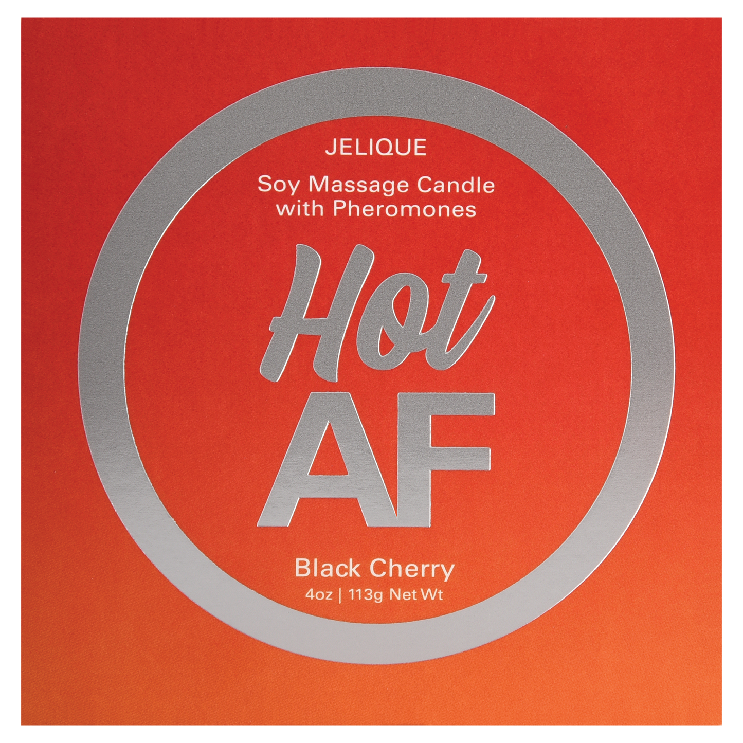 MOOD CANDLES Hot AF - Pheromone Massage Candle Black Cherry 4oz | 113g - Sheets Optional