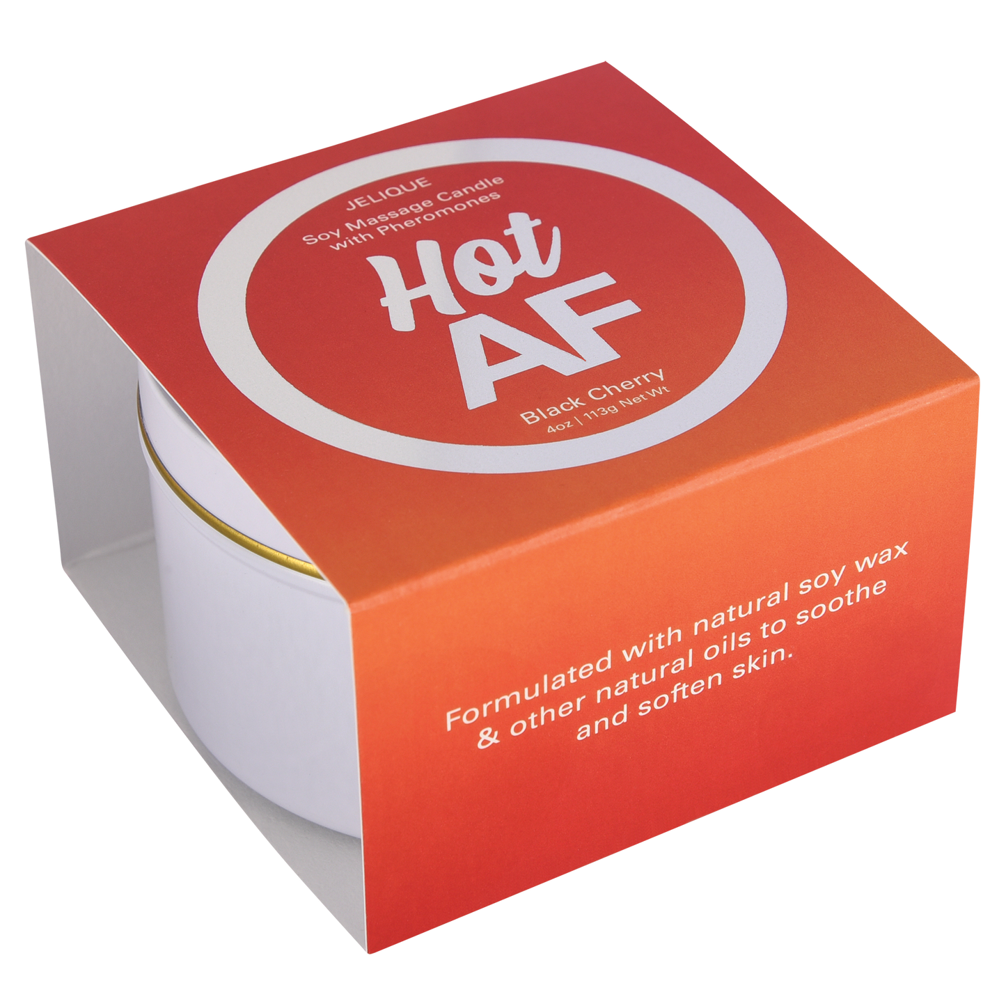 MOOD CANDLES Hot AF - Pheromone Massage Candle Black Cherry 4oz | 113g - Sheets Optional