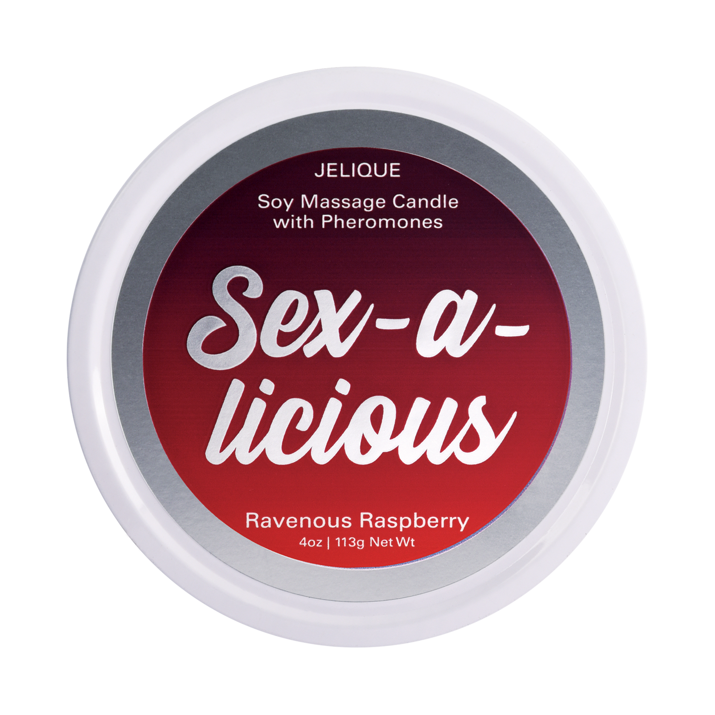 MOOD CANDLES Sex-a-licious - Pheromone Massage Candle Ravenous Raspberry 4oz | 113g - Sheets Optional