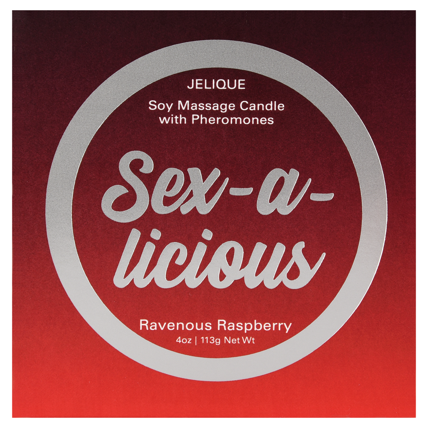 MOOD CANDLES Sex-a-licious - Pheromone Massage Candle Ravenous Raspberry 4oz | 113g - Sheets Optional
