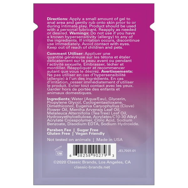 HINEY HELPER DESENSITIZING GEL - FOIL - 0.03 fl oz | 1 mL - Sheets Optional