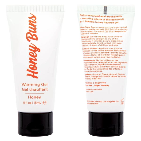 HONEY BUNS Warming Arousal Gel Honey .5oz | 15mL - Sheets Optional