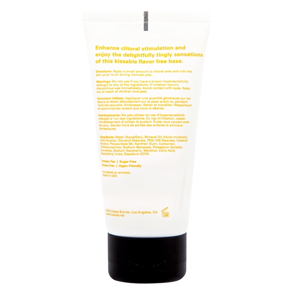 JOY BUZZER Clitoral Arousal Balm - Naked Flavor Free 1.5oz | 44mL - Sheets Optional