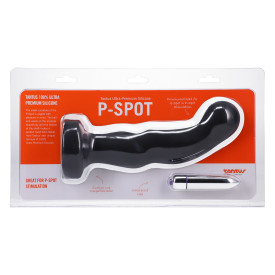 Silicone P-Spot Silicone Vibrating Dildo - Sheets Optional