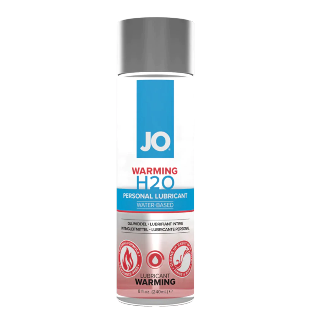 JO H2O - Warming - Lubricant 8 floz / 240 mL - Sheets Optional