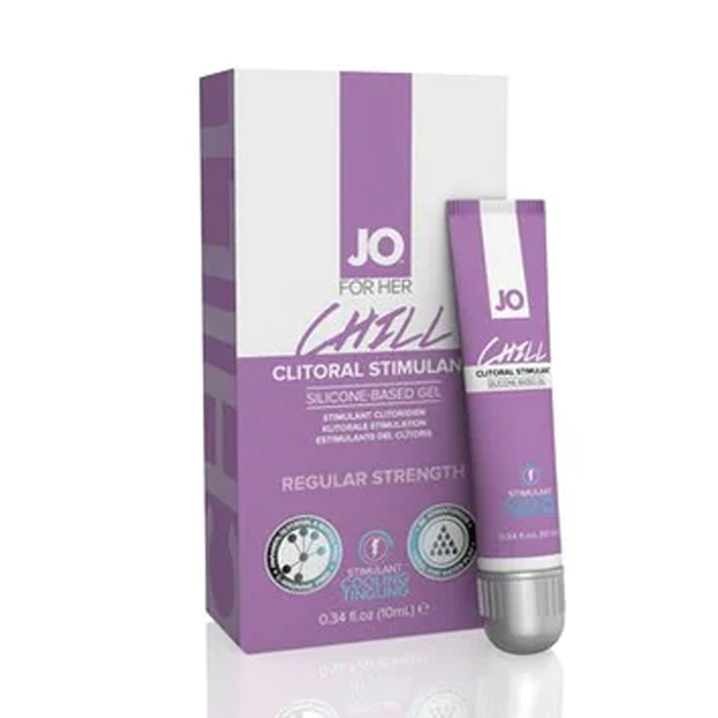 JO Chill Clitoral Gel - Cooling - Stimulant 0.34 floz / 10 mL - Sheets Optional