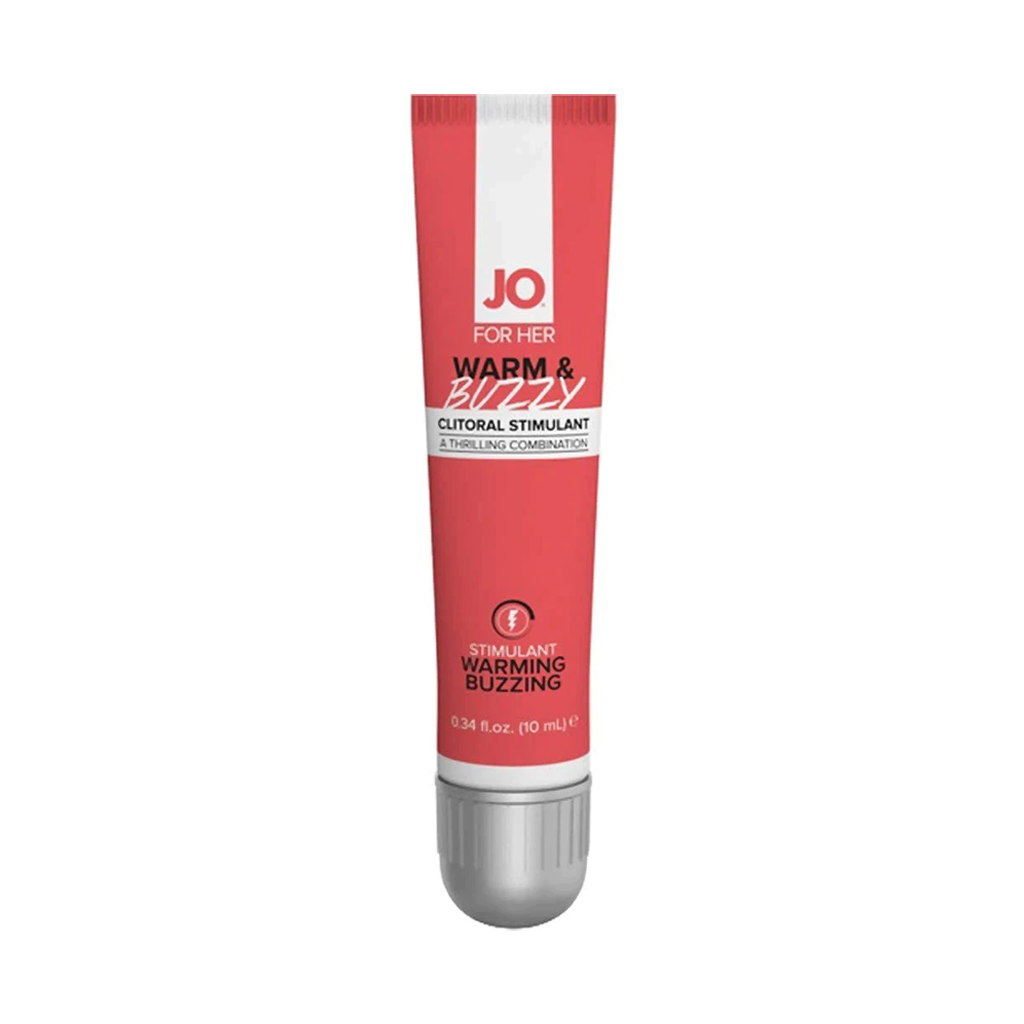 JO Warm & Buzzy - Original - Stimulant 0.34 floz / 10 mL - Sheets Optional