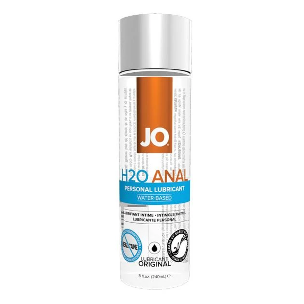 JO Anal H2O Lubricant 8oz - Sheets Optional