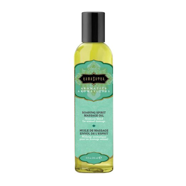 Kama Sutra Massage Oil Soaring Spirit 8oz - Sheets Optional