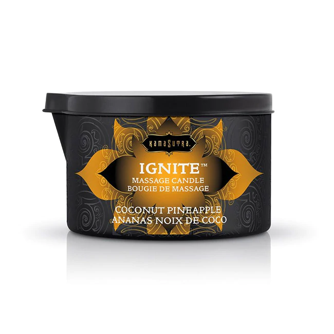 Ignite Massage Oil Candle Coconut Pineapple - Sheets Optional