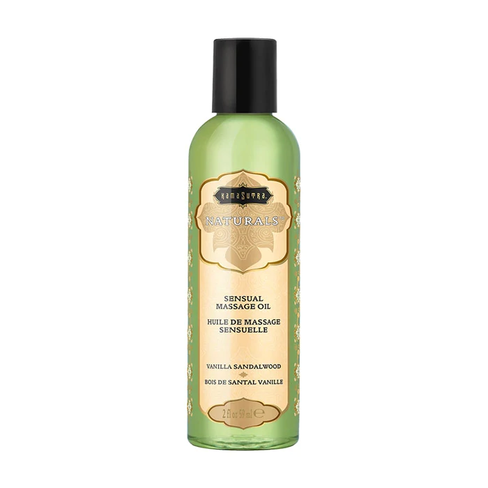 Naturals Massage Oil Vanilla Sandalwood (2oz) - Sheets Optional