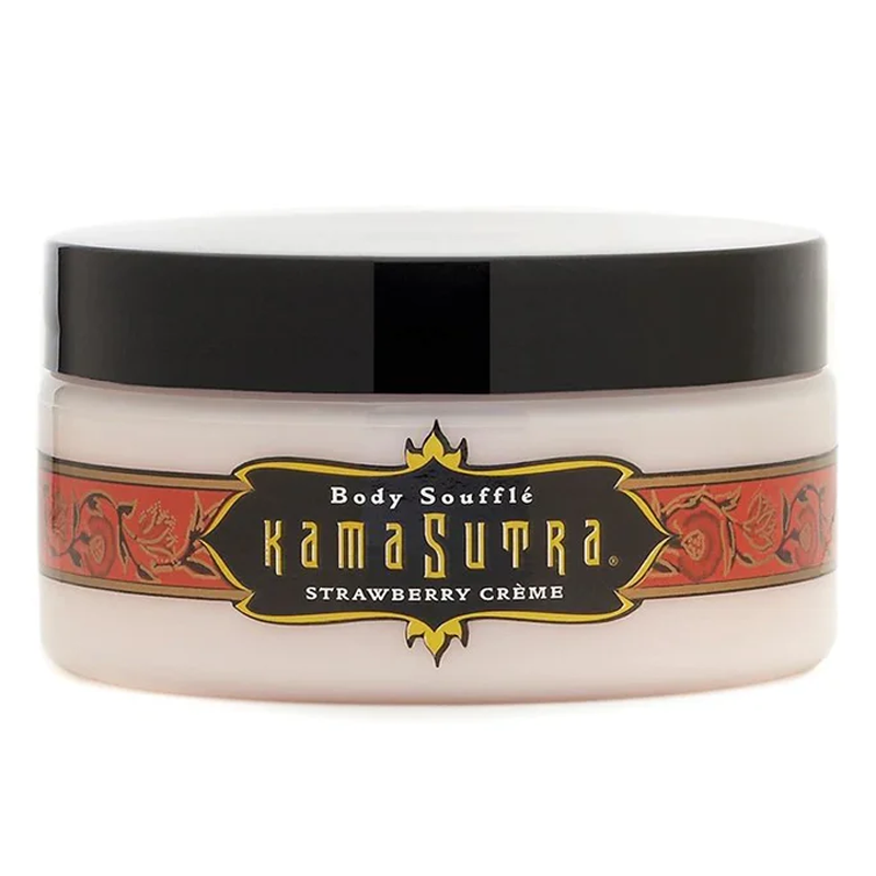Body Soufflé Kissable Body Cream Strawberry Crème (7.5oz) - Sheets Optional