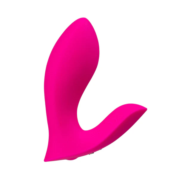 FLEXER BLUETOOTH INSERTABLE DUAL PANTY VIBRATOR - PINK - Sheets Optional