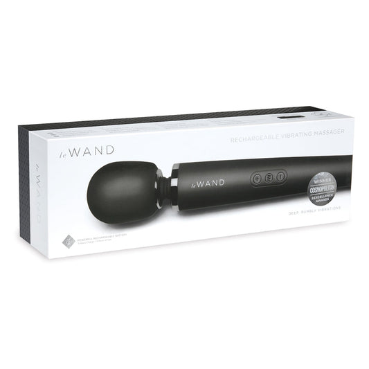 Rechargeable Vibrating Massager - Black - Sheets Optional