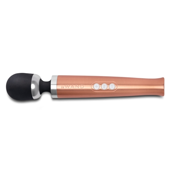 Die Cast Rechargeable Vibrating Massager - Rose Gold - Sheets Optional