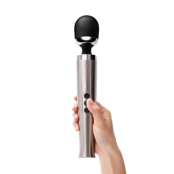 Die Cast Rechargeable Vibrating Massager - Silver - Sheets Optional