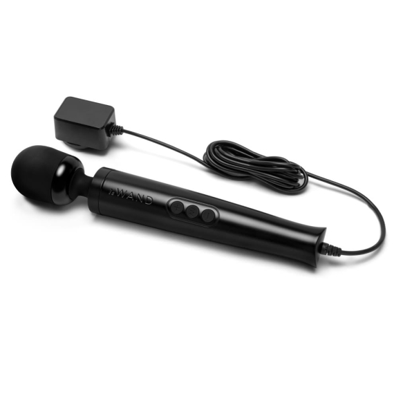 Die Cast Plug-In Vibrating Massager - Black - Sheets Optional