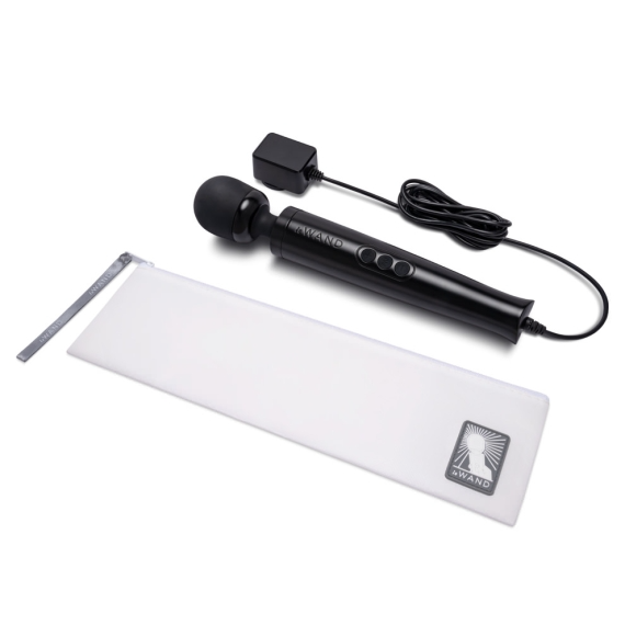 Die Cast Plug-In Vibrating Massager - Black - Sheets Optional