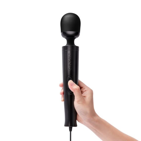 Die Cast Plug-In Vibrating Massager - Black - Sheets Optional
