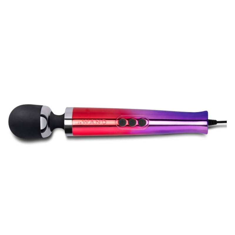 Die Cast Plug-In Vibrating Massager - Ombre - Sheets Optional
