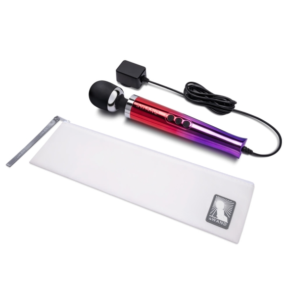 Die Cast Plug-In Vibrating Massager - Ombre - Sheets Optional