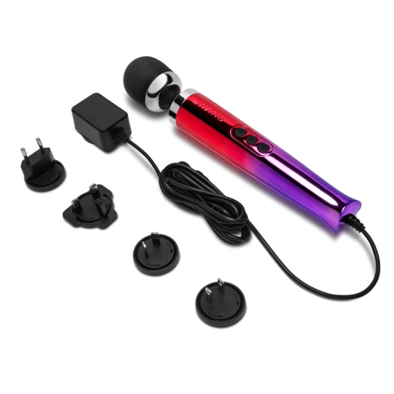 Die Cast Plug-In Vibrating Massager - Ombre - Sheets Optional