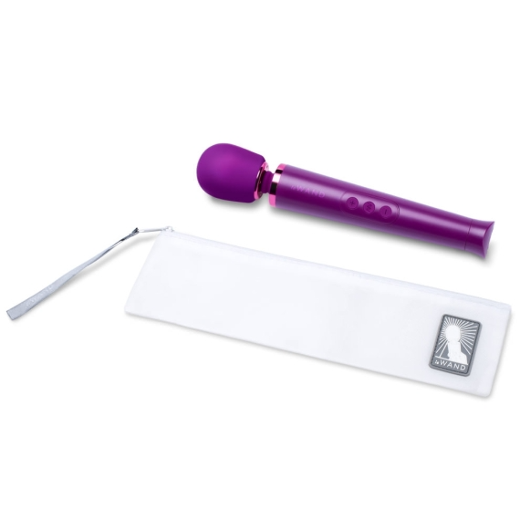 Petite Rechargeable Massager - Dark Cherry - Sheets Optional