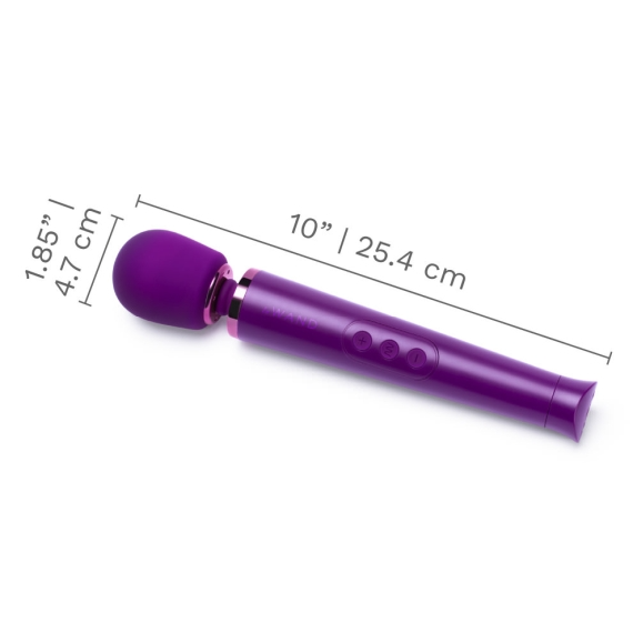Petite Rechargeable Massager - Dark Cherry - Sheets Optional