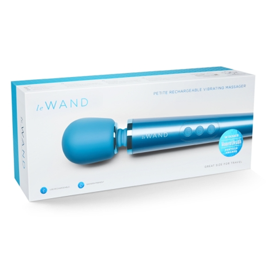 Petite Rechargeable Massager - Blue - Sheets Optional