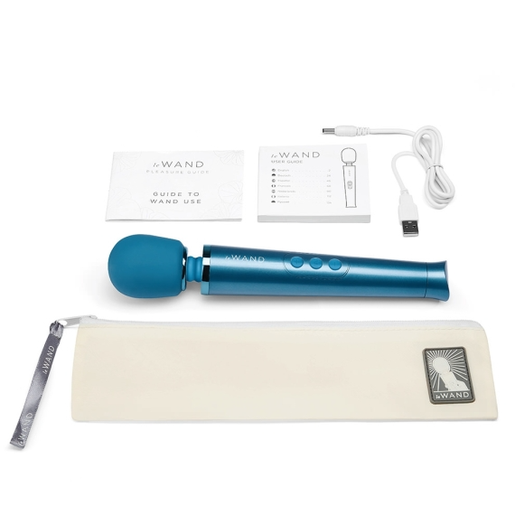 Petite Rechargeable Massager - Blue - Sheets Optional