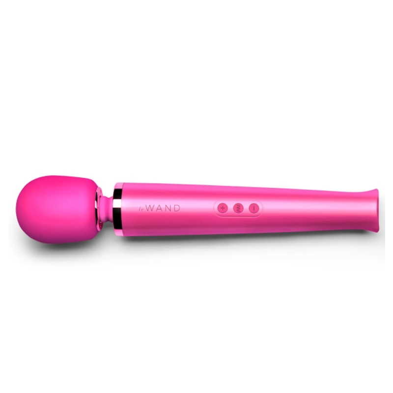 Rechargeable Vibrating Massager - Magenta - Sheets Optional