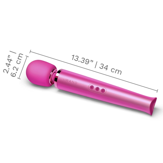 Rechargeable Vibrating Massager - Magenta - Sheets Optional