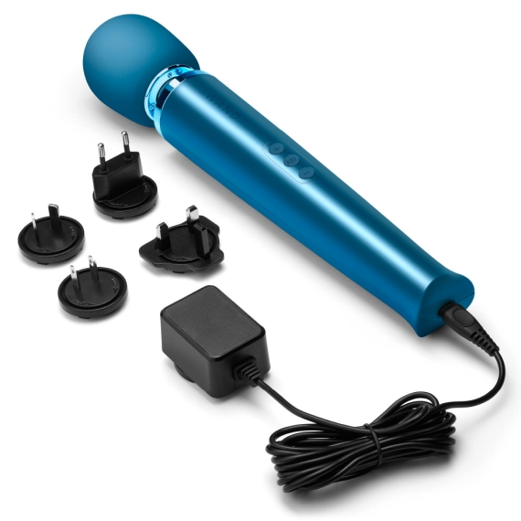 Rechargeable Vibrating Massager - Pacific Blue - Sheets Optional