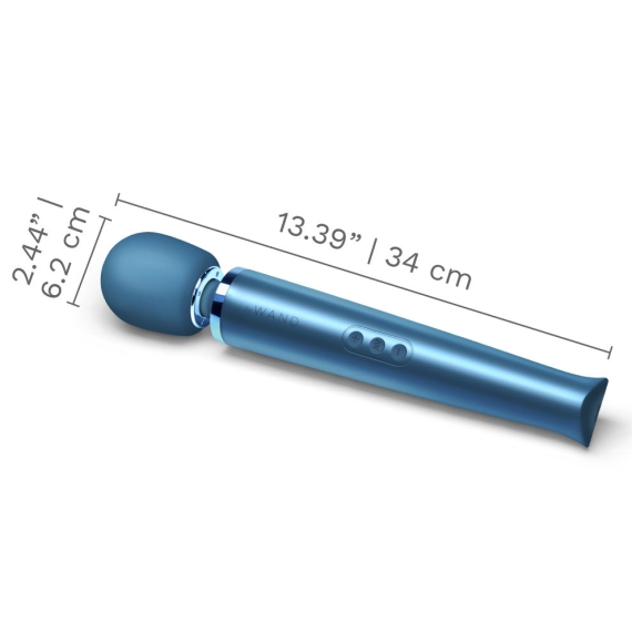 Rechargeable Vibrating Massager - Pacific Blue - Sheets Optional