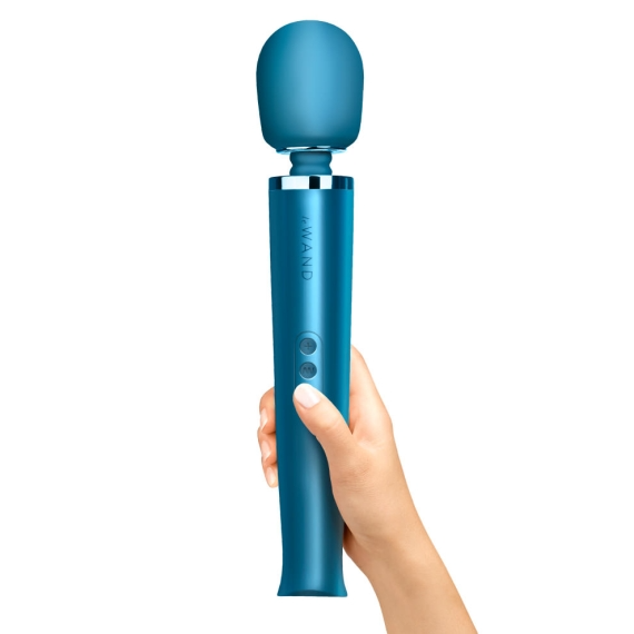 Rechargeable Vibrating Massager - Pacific Blue - Sheets Optional