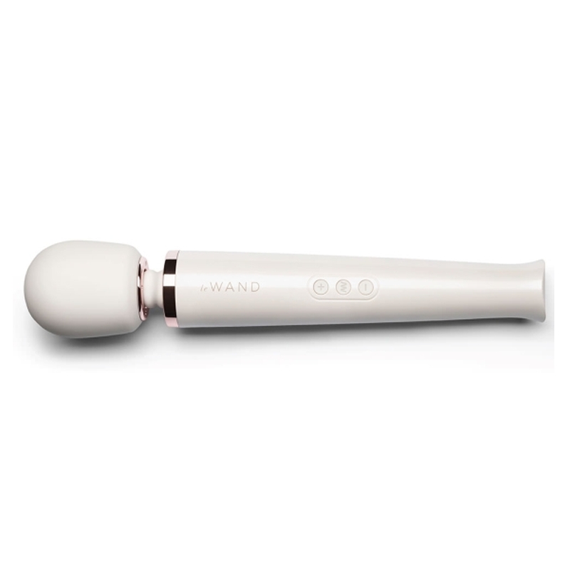 Rechargeable Vibrating Massager - White - Sheets Optional